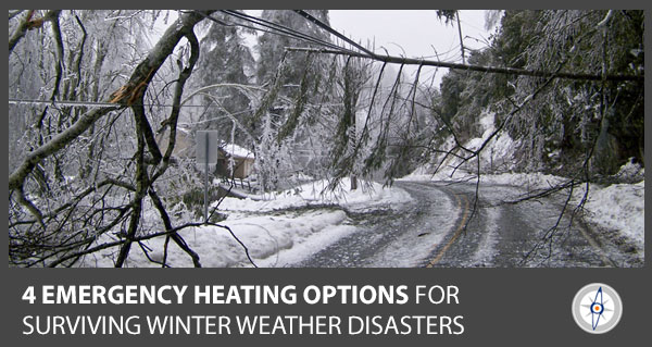 tree branches on power lines is winter snow conditions