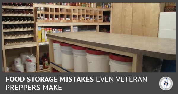 Food storage pantry that is neatly organized