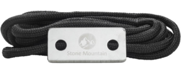 Black Stone Mountain paracord shoelaces