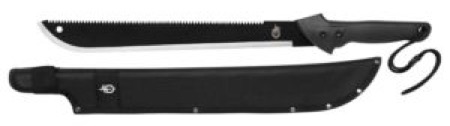 two-handed machete side view
