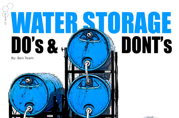 How to Store Water — Containers & Myths