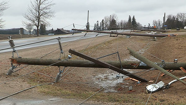 Downed powerlines 