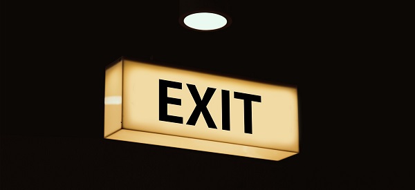 Exit sign