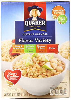 Box of quaker oats