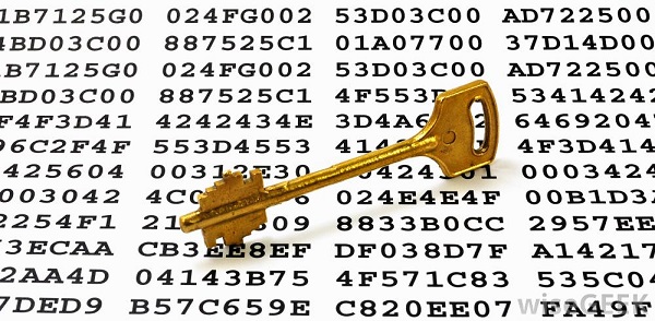 Encryption on paper key