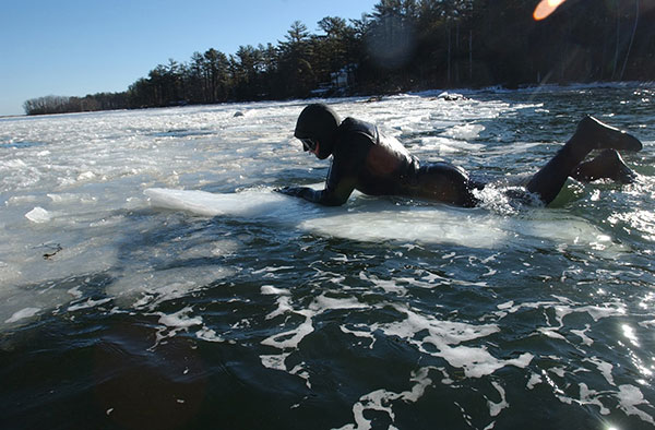 floating sheet of ice