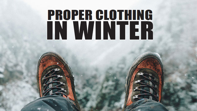 Proper Clothing in Winter Title image