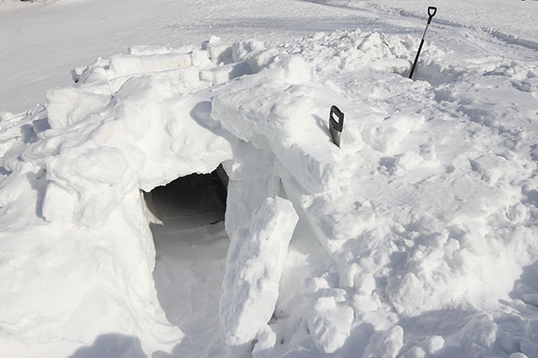 snow cave