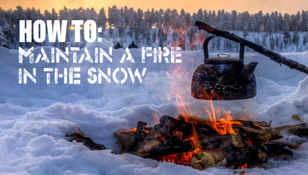 Snow Fire Title