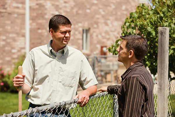 neighbors talking