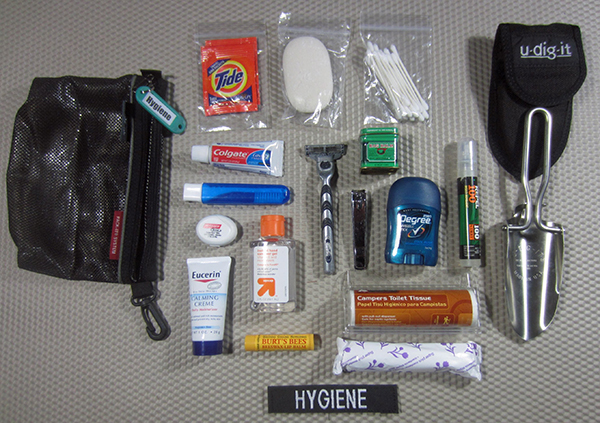 hygiene kit components 